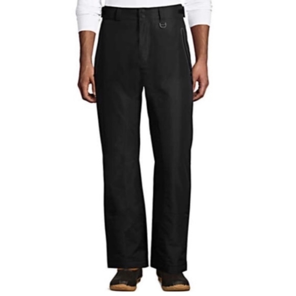 Lands' End _Unisex Black Primaloft Snow Pants_32-34 (small)